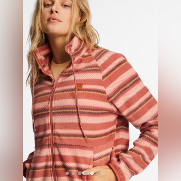 NWT Billabong Boundary Zip-Up Mock Neck Fleece - M & L - Picture 2 of 9